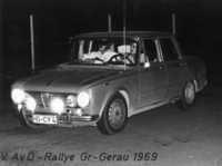 Willi Günther / Peter Petersen
Alfa Romeo, AvD-Rallye Groß-Gerau 1969